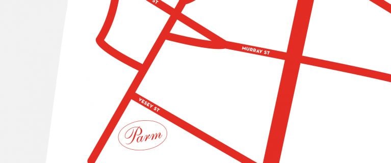 Map to Parm Battery Park City location