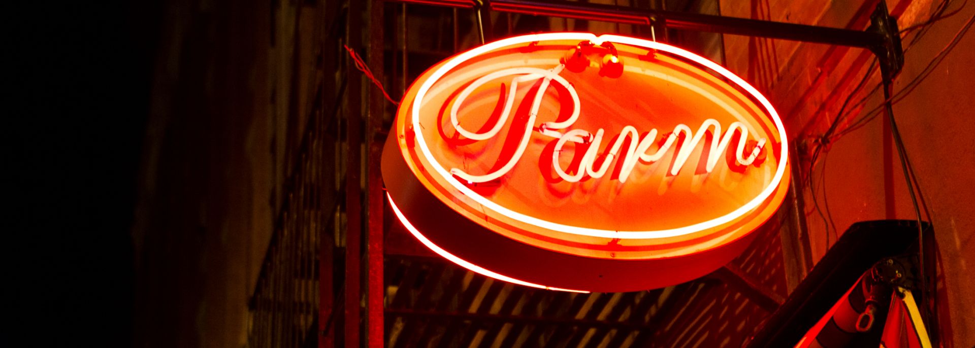 Mulberry Street Parm Neon Signage