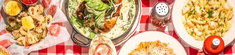 italian food spread